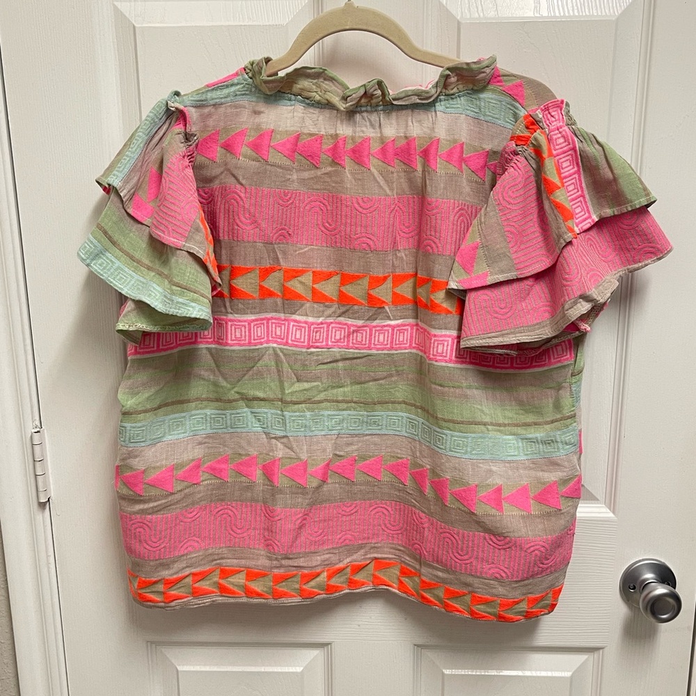 Sofia Multi Colorful Blouse - Picture 10 of 10